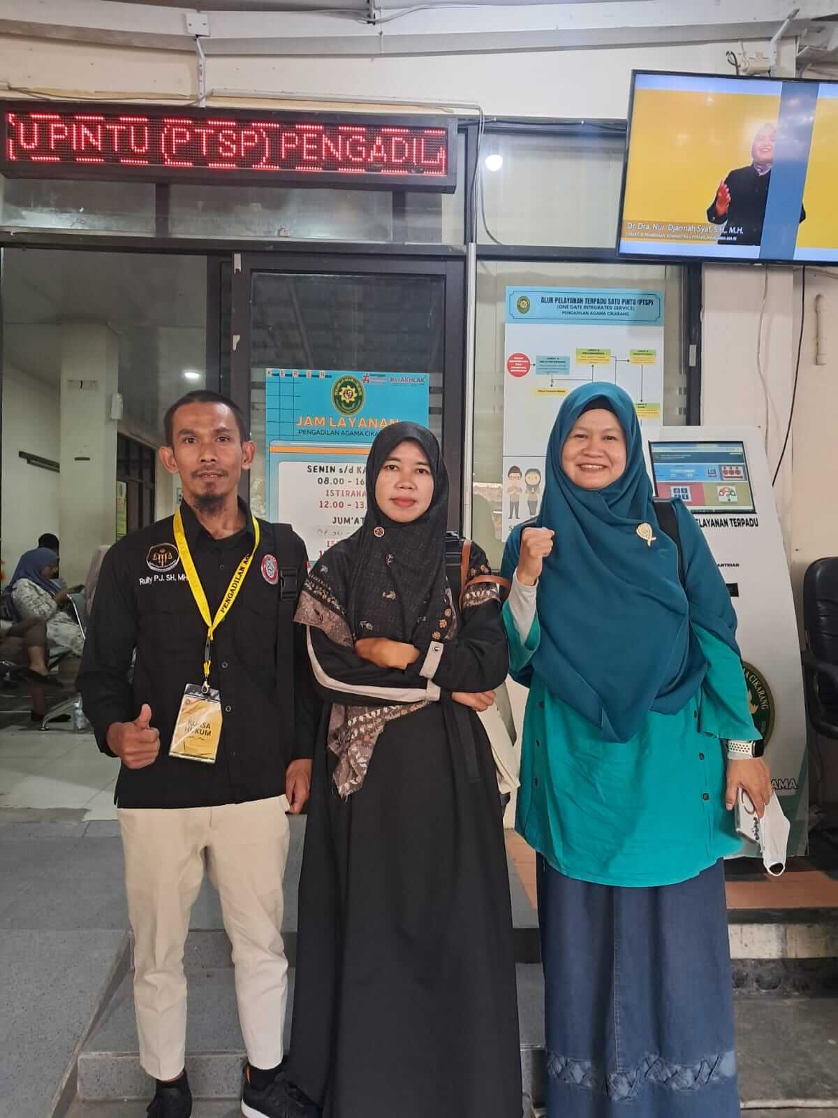Dokumentasi advokat di pengadilan