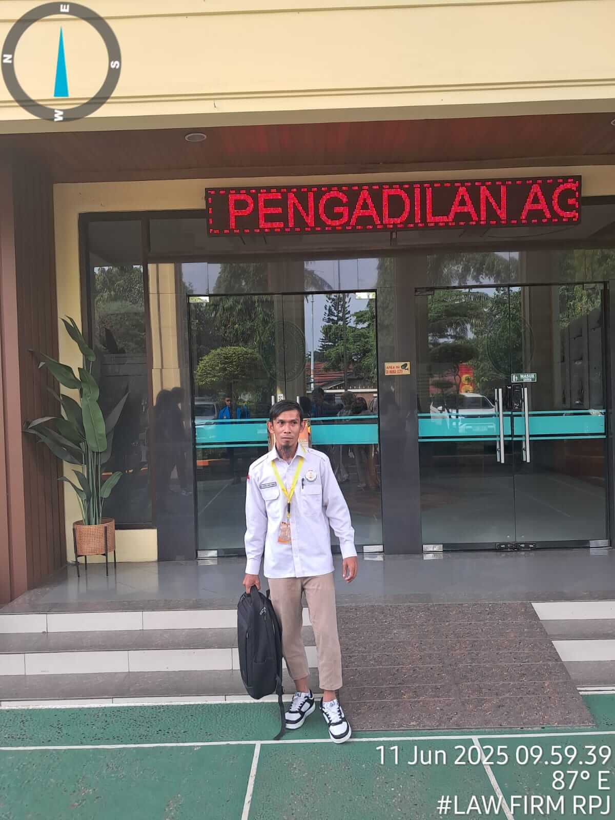 Dokumentasi pengacara di pengadilan